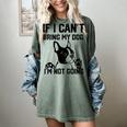 Boston Terrier If I Can't Bring My Dog I'm Not Going Men Women Kids Women's Comfort Colors T-Shirt Berry