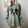 Boston Terrier Cute Puppy Face Dog Lover Pet Owner Women's Comfort Colors T-Shirt Berry