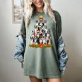Boston Terrier Dog Christmas Tree Santa Hat Xmas Pajama Men Women Kids Women's Comfort Colors T-Shirt Berry