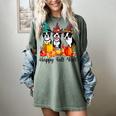 Boston Terrier Dog Lover Fall Ya'Ll Halloween Costume Men Women Women's Comfort Colors T-Shirt Berry