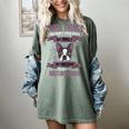 Boston Terrier Don't Mess With American Gentleman Dog Lover Women's Comfort Colors T-Shirt Berry