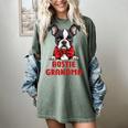 Boston Terrier Grandma Dog Lovers Puppy Bostie Owner Women's Comfort Colors T-Shirt Berry