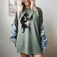 Boston Terrier Guitar Women's Comfort Colors T-Shirt Berry