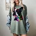 Boston Terrier Lovers Colorful Pop Art Boston Terrier Women's Comfort Colors T-Shirt Berry