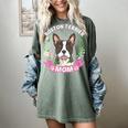 Boston Terrier Mom Mother's Day Women's Comfort Colors T-Shirt Berry