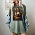 Boston Terrier Mona Lisa Painting Art Dog Mom Dad For Men Women Kids Women's Comfort Colors T-Shirt Berry