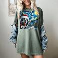Boston Terrier Santa Starry Night Van Gogh Christmas Dog Men Women Kids Women's Comfort Colors T-Shirt Berry