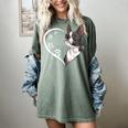 Boston Terrier Shirts For Women Girls Kids Heart Cute Women's Comfort Colors T-Shirt Berry