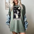 Boston Terrier Tarot Card Star With The Moon Men Women Kids Women's Comfort Colors T-Shirt Berry
