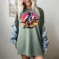 Boston Terrier Wearing A Cowboy Hat On T-Rex Women's Comfort Colors T-Shirt Berry