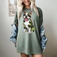 Camo Boston Terrier Pet Owner Camouflage Dog Lover Women's Comfort Colors T-Shirt Berry