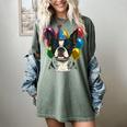 Celebration Event Birthday Party Boston Terrier Women's Comfort Colors T-Shirt Berry