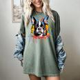 Colorful Boston Terrier Dog For Men Women Kids Women's Comfort Colors T-Shirt Berry