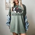 Cute Boston Terrier Boston Mama Women's Comfort Colors T-Shirt Berry