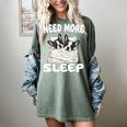 Cute Boston Terrier Need More Sleep Pajamas Nightgown Women's Comfort Colors T-Shirt Berry