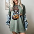 Guitar Shirt Boston Terrier Dog Playing Acoustic Guitar Women's Comfort Colors T-Shirt Berry