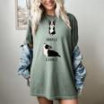 Inhale Exhale Yoga Boston Terrier Tshirt Women's Comfort Colors T-Shirt Berry