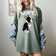 Love NOPE Boston Terrier Dog Lover Women's Comfort Colors T-Shirt Berry