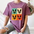 Bostie Dog Lover Boston Terrier With Sunglasses For Men Women Girls Kids Women's Comfort Colors T-Shirt Moss
