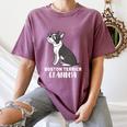 Boston Terrier Dog Owner Grandma Women's Comfort Colors T-Shirt Moss