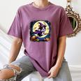 Cute Boston Terrier Halloween Costume Dog Lover Women Girls Women's Comfort Colors T-Shirt Moss