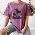The Dogfather Boston Terrier Dog Funny Dog Gift T-Shirt For Men Women Girls Kids Women's Comfort Colors T-Shirt Moss