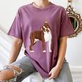 Red Boston Terrier Dog Women's Comfort Colors T-Shirt Moss