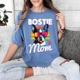 Boston Terrier Bostie Dog Breed Pet Bostie Mom Women's Comfort Colors T-Shirt Blue Jean