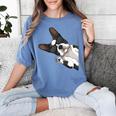 Boston Terrier Bostie Dog Kids Men Women's Comfort Colors T-Shirt Blue Jean