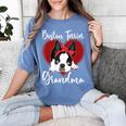 Boston Terrier Grandma Dog Owner Boston Terrier For Men Women Women's Comfort Colors T-Shirt Blue Jean