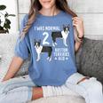 Boston Terrier Humor Bostie Dog Lover For Men Women Kids Women's Comfort Colors T-Shirt Blue Jean