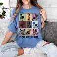 Funny Boston Terrier Quote In My Boston Terrier Era Cool Dog Men Women Women's Comfort Colors T-Shirt Blue Jean