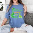 Kids My Nonna Loves Me Dinosaur Grandson Women's Comfort Colors T-Shirt Blue Jean
