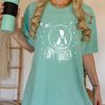 Astronaut Boston Terrier Space Galaxy Dog Lovers Women's Comfort Colors T-Shirt Chalky Mint