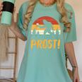 Bigfoot Sasquatch Prost Retro Bavarian Oktoberfest Men Women Women's Comfort Colors T-Shirt Chalky Mint