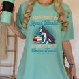 Boston Terrier American Gentleman Bibliophile Book Lover Women's Comfort Colors T-Shirt Chalky Mint
