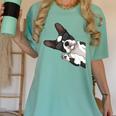 Boston Terrier Bostie Dog Kids Men Women's Comfort Colors T-Shirt Chalky Mint