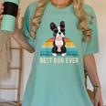 Boston Terrier Boston-Bulldog For Men Women Girls Kids Women's Comfort Colors T-Shirt Chalky Mint
