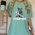Boston Terrier Dog Untamed For Men Women Women's Comfort Colors T-Shirt Chalky Mint