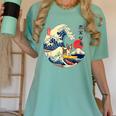 Boston Terrier Japanese Kanagawa Wave Surf Loyal Dog Men Women Kids Women's Comfort Colors T-Shirt Chalky Mint