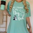 Boston Terrier Reading Books Love My Dog Men Women Kids T-Shirt Women's Comfort Colors T-Shirt Chalky Mint