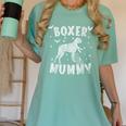 Boxer Dog Mama Halloween Women's Comfort Colors T-Shirt Chalky Mint