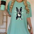 Dog Boston Terrier For Men Women Women's Comfort Colors T-Shirt Chalky Mint