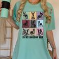 Funny Boston Terrier Quote In My Boston Terrier Era Cool Dog Men Women Women's Comfort Colors T-Shirt Chalky Mint