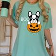 The Halloween Boston Terrier Women's Comfort Colors T-Shirt Chalky Mint
