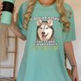 Siberian Husky Professional Human Trainer Women's Comfort Colors T-Shirt Chalky Mint