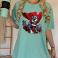Super Power Superhero Boston Terrier Dog For Men Women Kids Women's Comfort Colors T-Shirt Chalky Mint