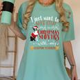 Watch Christmas Movies With My Boston Terrier Bostie Women's Comfort Colors T-Shirt Chalky Mint