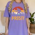Bigfoot Sasquatch Prost Retro Bavarian Oktoberfest Men Women Women's Comfort Colors T-Shirt Violet