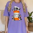 Boston Terrier Happy Pills T-Shirt Women's Comfort Colors T-Shirt Violet
